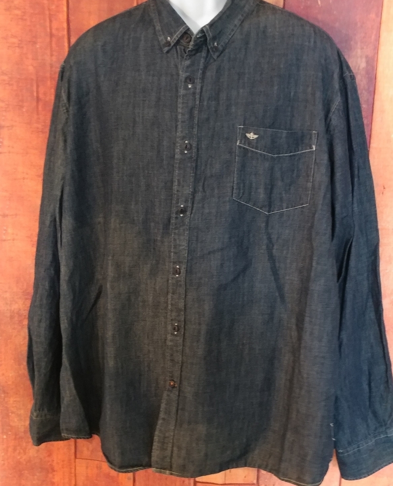*Dockers Men Casual Button Down Shirt Size XXL. B24-215